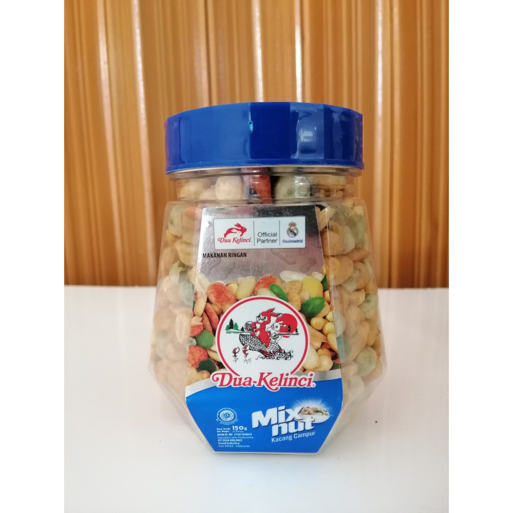 

DUA 2 KELINCI - MIXNUT MIX NUT - Kacang Campur Toples 150 gram Termurah