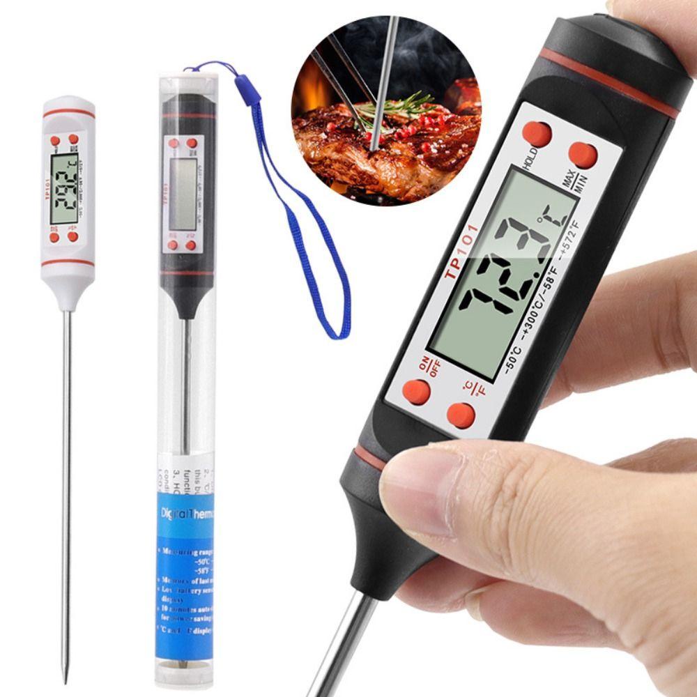 Lanfy Termometer Minyak Dapur Elektronik Untuk Dapur Panggang Kue Suhu Jarum Membaca Instan Barbekyu Memasak Makanan Thermometer