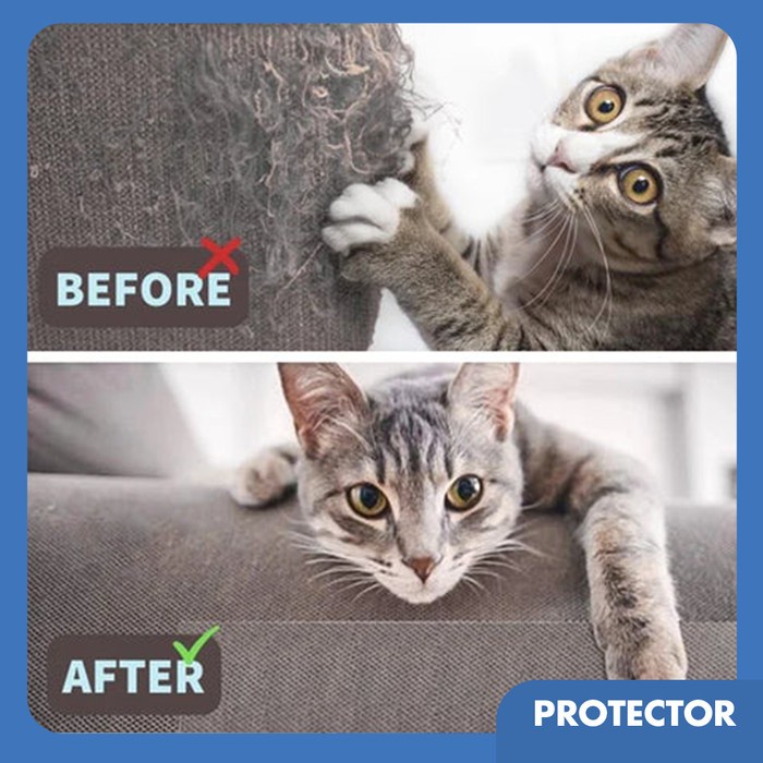 PROTECTOR Pet oPedia Cat Scratch Deterrent Tape Dua Sisi Anti Gore 2B