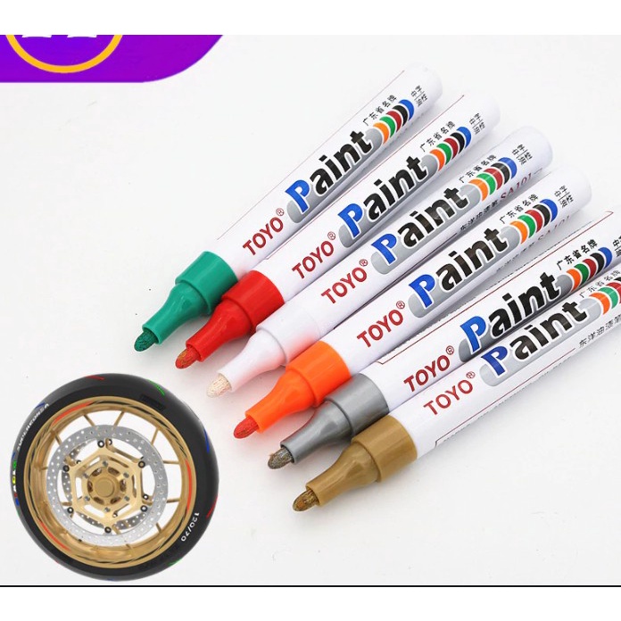 TOYO Spidol Ban Paint Marker Untuk Ban Mobil Motor