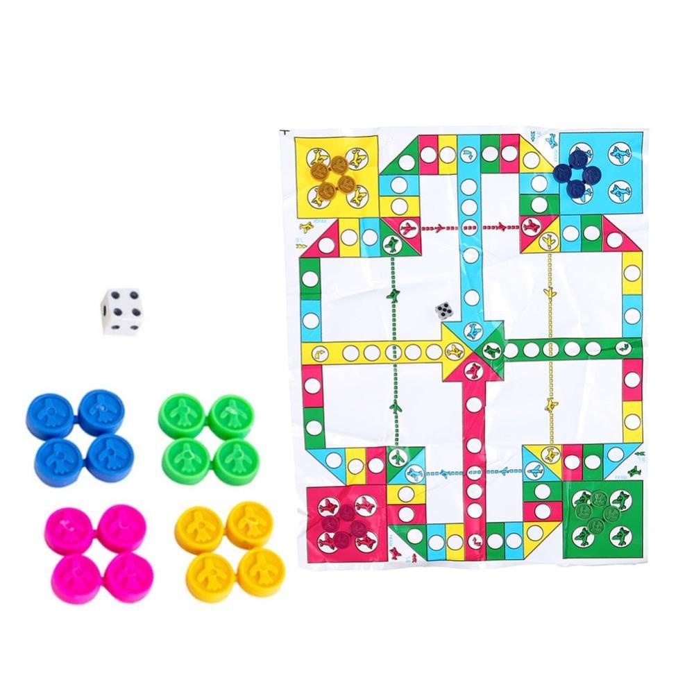 Lanfy 5set Mainan Catur Penerbangan Party Toy Jump Checkers Giveaway Hadiah Ulang Tahun Party Interaktif Game