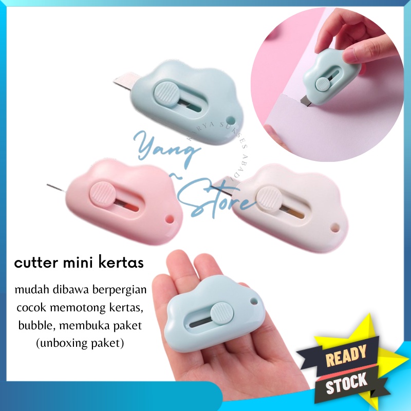 

YGS -E415- Cutter Mini Kertas Portable - Pisau Cutter Mini Alat Pemotong Kertas