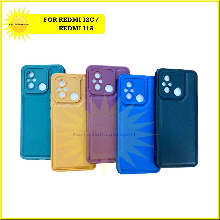 Case Square Leather Pro Xiaomi Redmi 12c Redmi 11a