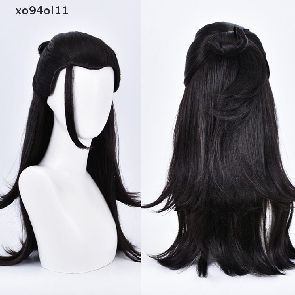 Xo Anime Jujutsu Kaisen Cosplay Getou Suguru Wig Panjang Tahan Panas Rambut Sintetis OL