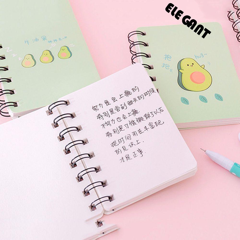 [Elegan] Coil Notepad Portable Anak Memo Pad Mini Sekolah Kantor Supply A7 Stationery Diary Book