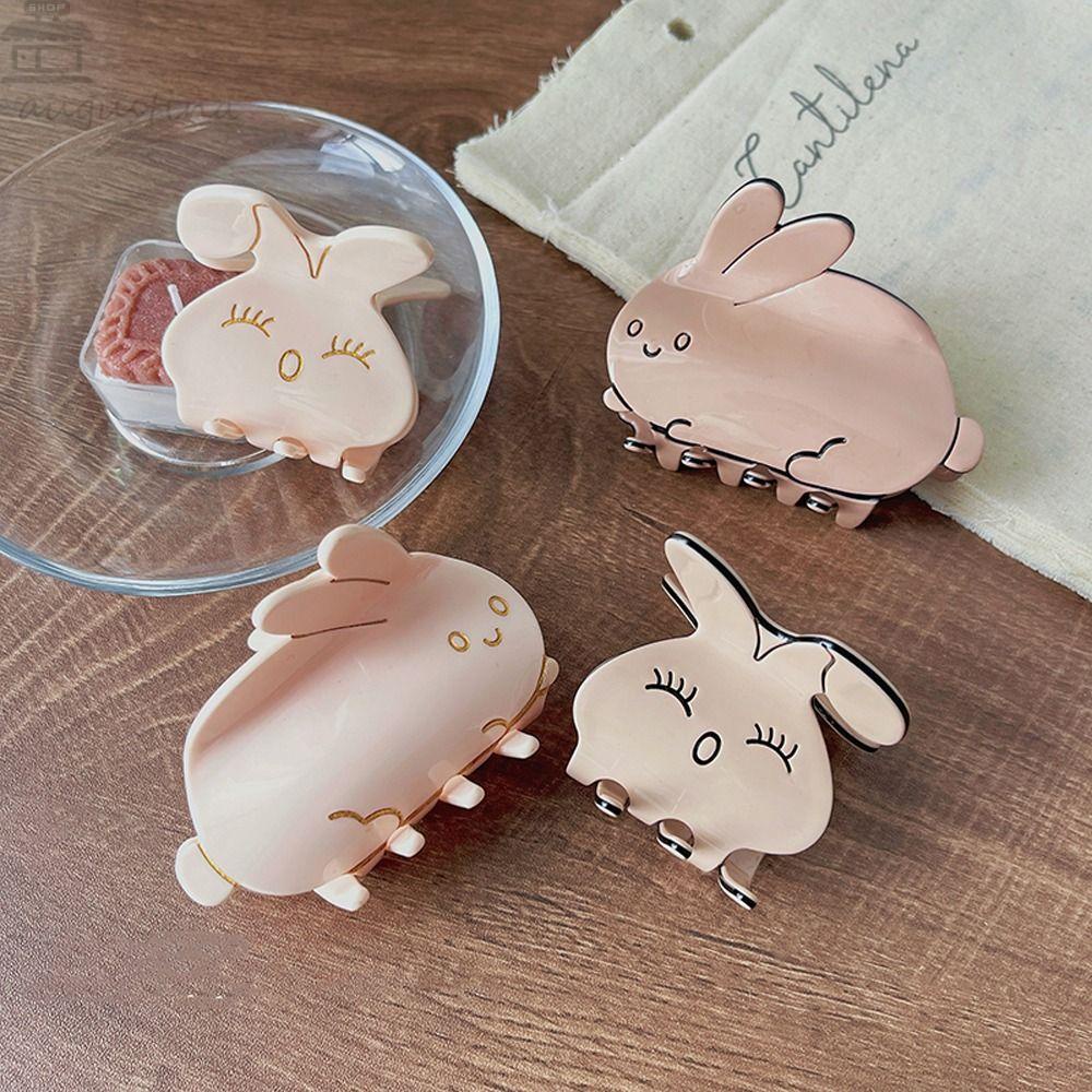 Agustina Asetat Kelinci Rambut Cakar Pesta Elegan Fashion Hiasan Kepala Ins Hiu Klip Baru Rambut Menangkap Hewan Manis Rambut Klip Strawbery Wanita Hairgrips