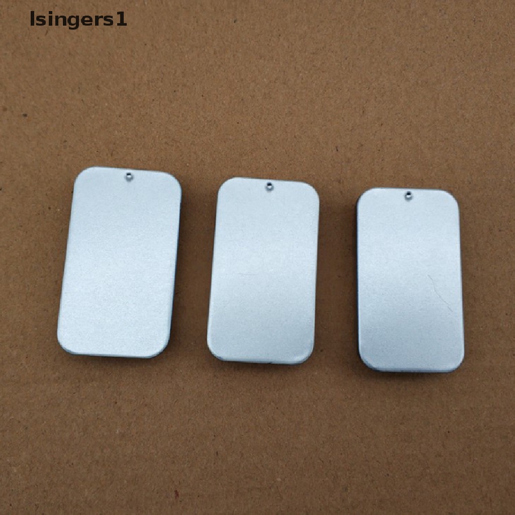 [lsingers1] 3pcs Kotak Besi Slide Cover Kotak Penyimpanan Perhiasan Pill Cases Tin Box Container Boutique