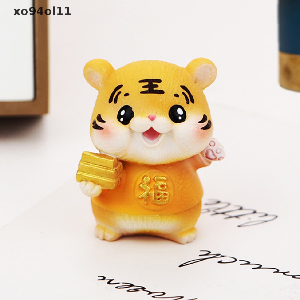 Xo Ornamen Dekorasi Patung Hewan Harimau Indah Lucu Home Decor Hadiah Ulang Tahun OL