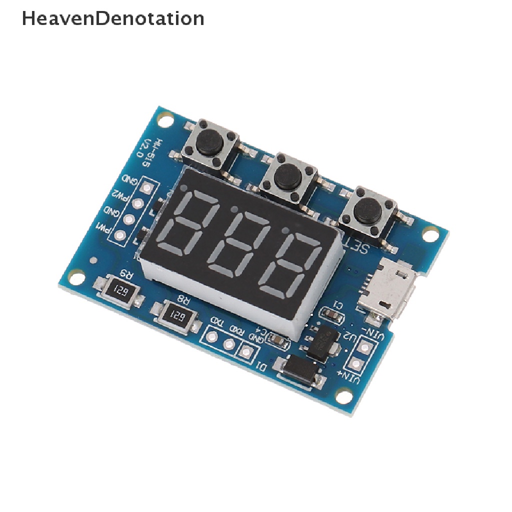 [HeavenDenotation] Generator DC 5-30V Micro USB PWM 2channel Modul Papan Frekuensi Digital HDV