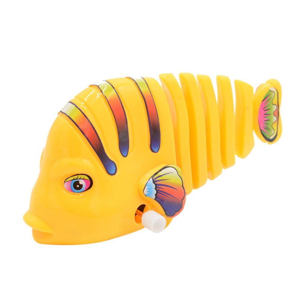 NEEDWAY Windup Berayun Ikan Di Rantai Klasik Menyenangkan Hadiah Ulang Tahun Edukasi Dini Mainan Anak Windup Fish Toys