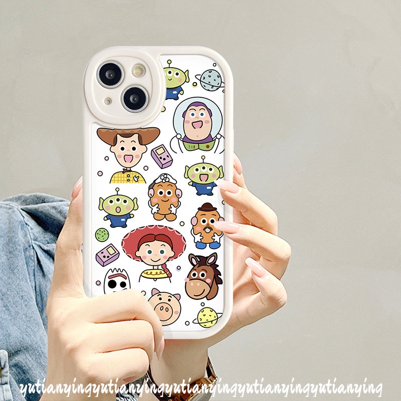 Stiker Kartun Casing Oppo A95 A17K A54 A15 A78 A16 A57 A17 A16s A96 A3S A58 A7 A55 A16K A77s A12 A74 A16E A31 A76 A5s A5 A9 A1K Reno 8T 7 8 7Z 5F 5Z Toy Story Lucu Sarung Soft Case