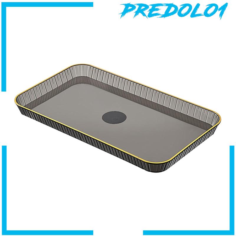 [Predolo1] Nampan Saji Persegi Panjang Penyimpanan Makeup Piring Buah Untuk Makanan Penutup Sayuran Buah