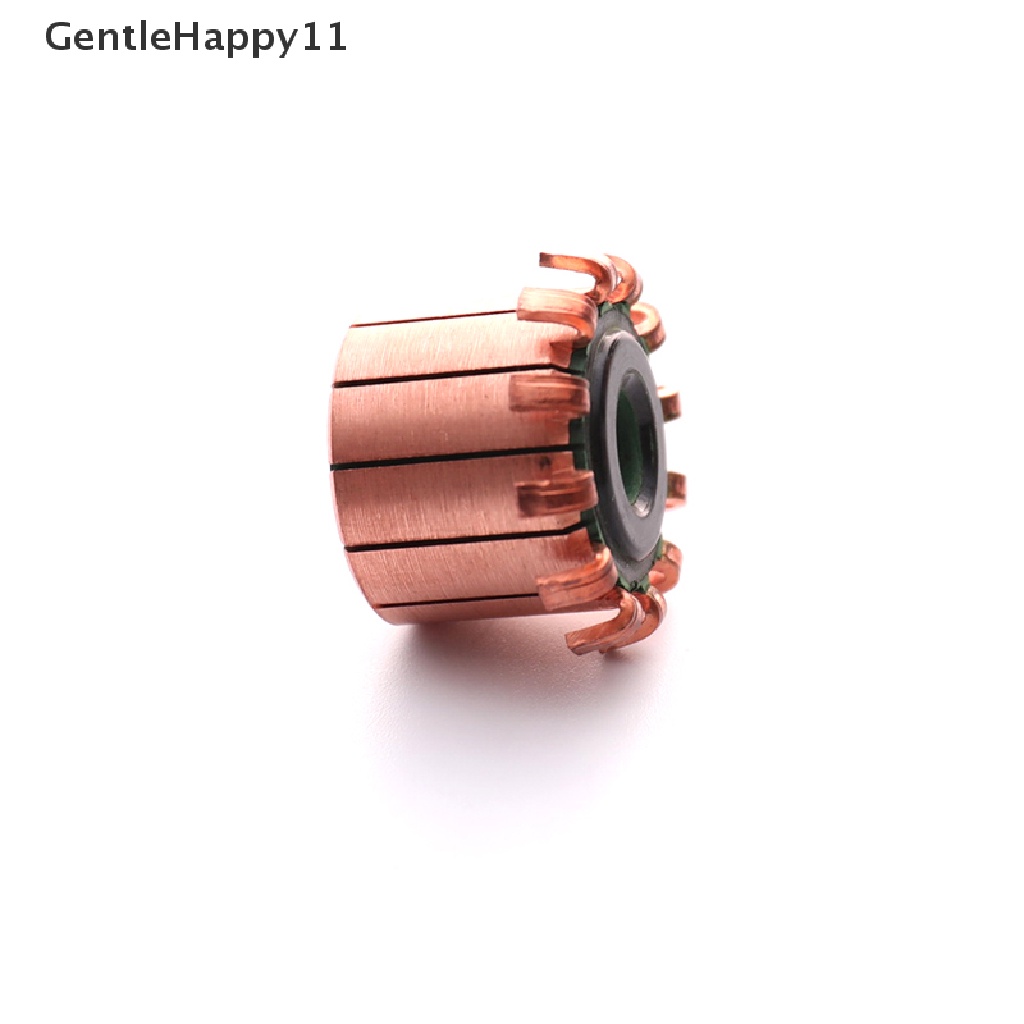 Gentlehappy8 *23 * 19.5mm 12P Gigi Kait Tembaga Tipe Komutator Motor Listrik CHY-1518-12 id