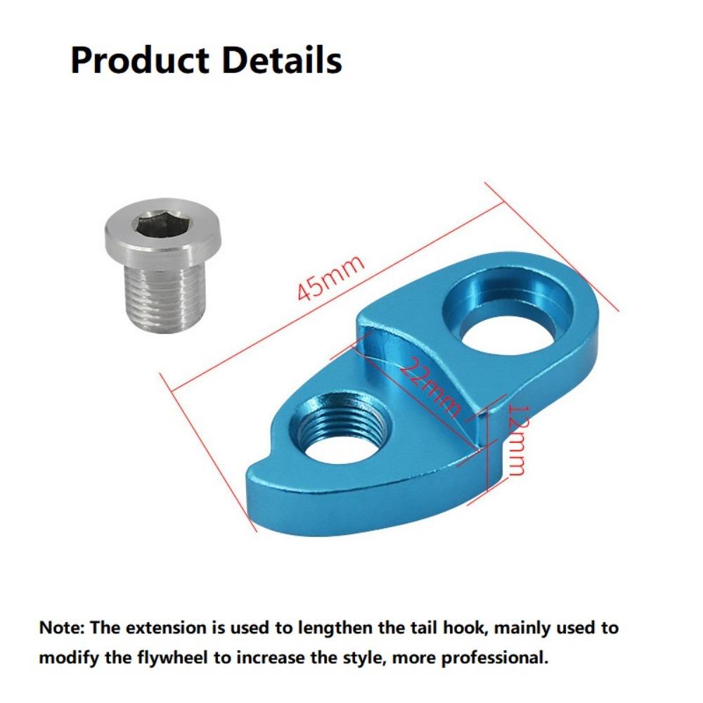 Lanfy Rear Derailleur Gantungan Untuk 40T 42T 46T 50T Warna-Warni Aluminium Extender Kaset MTB Untuk Bersepeda Frame Gear Tail Hook Extender
