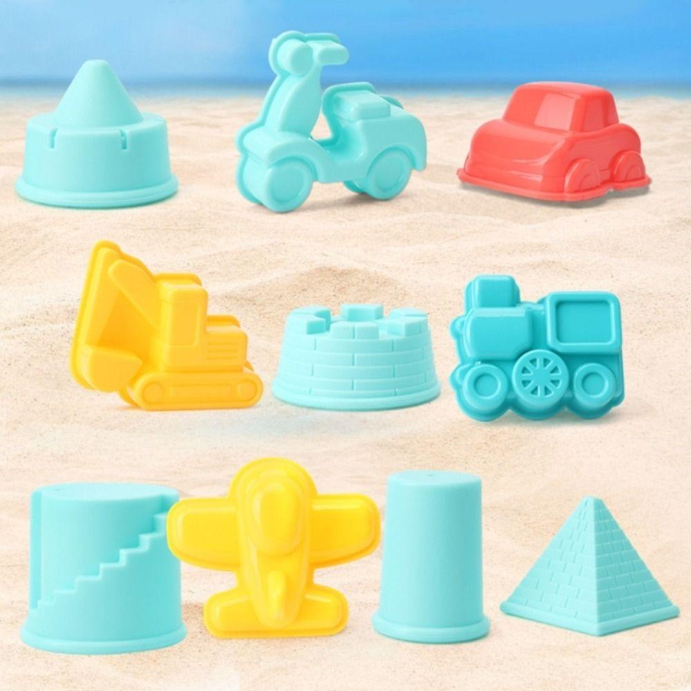 REBUY Rebuy Beach Sand Toys Set Travel Kids Shovels Outdoors Mainan Anak Hadiah 18pcs /Set Mainan Garukan Pasir