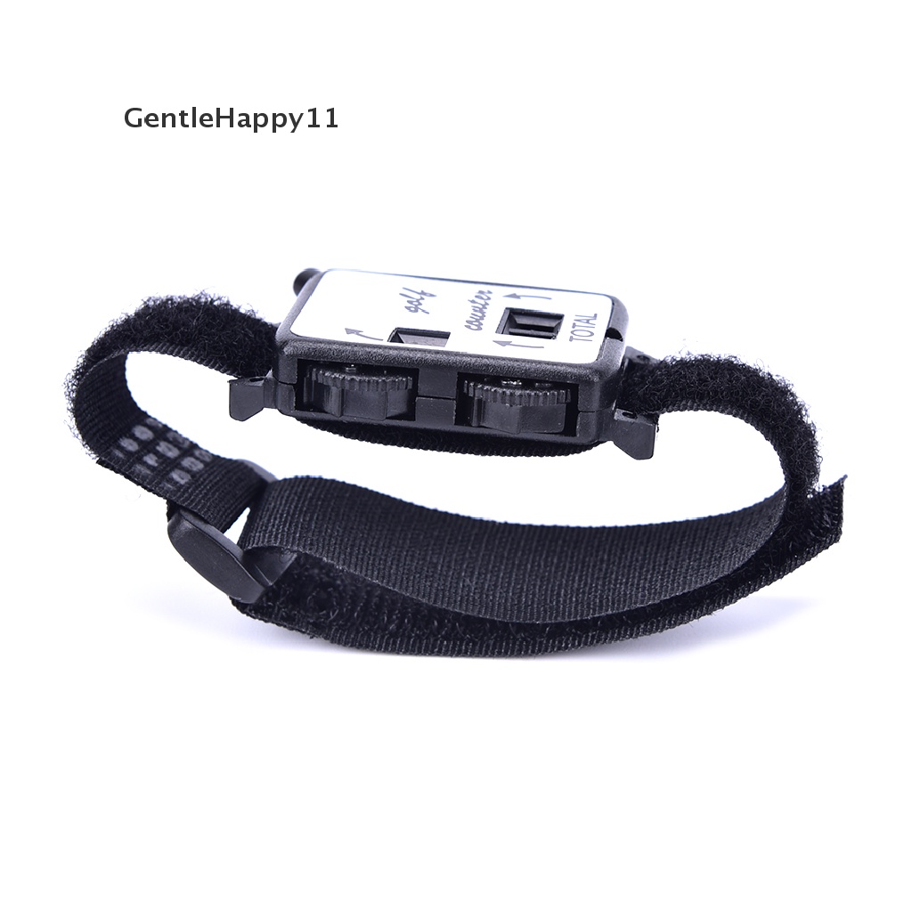 Gentlehappy Golf Score Stroke Keeper Count Watch Putt Counter Tembakan Dengan Wristbandc id