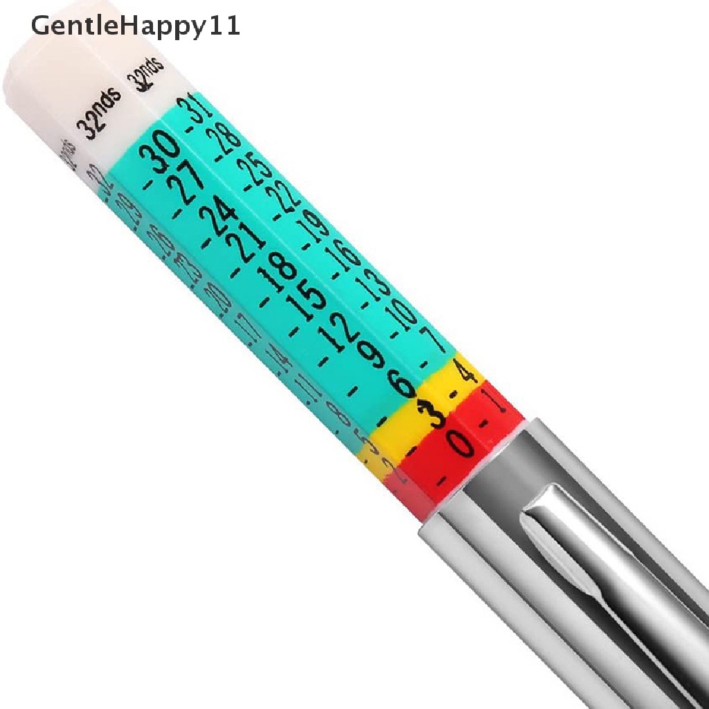 Gentlehappy Alat Ukur Ketebalan Ban Mobil Injak Auto Depth Thickness Gauge Meter 25MM Monitoring Tool id
