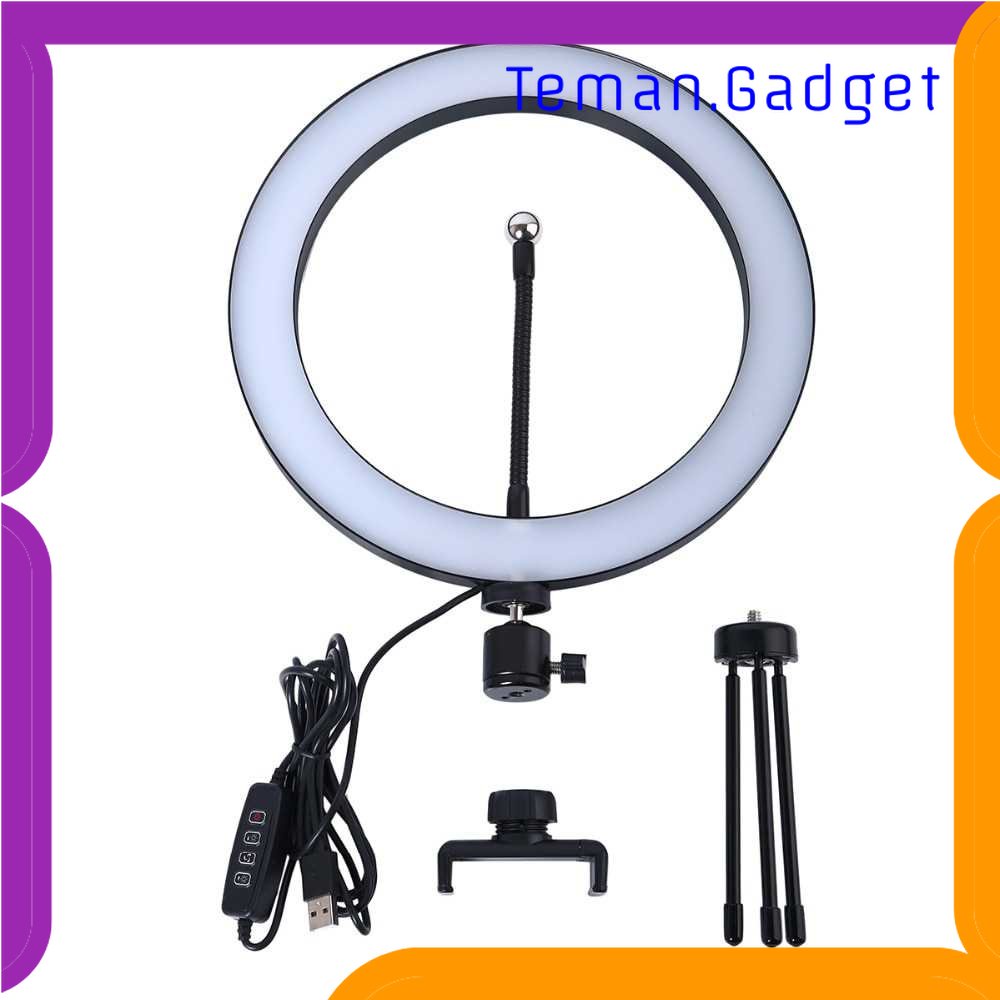 TG - KMR Lacyfans Halo Ring Light LED 120 LED 10 Inch Holder+Mini Tripod - RL-128