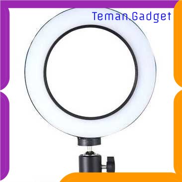 TG - KMR TaffSTUDIO Lampu Halo Ring Light LED Kamera 8W 6 Inch - RL-19