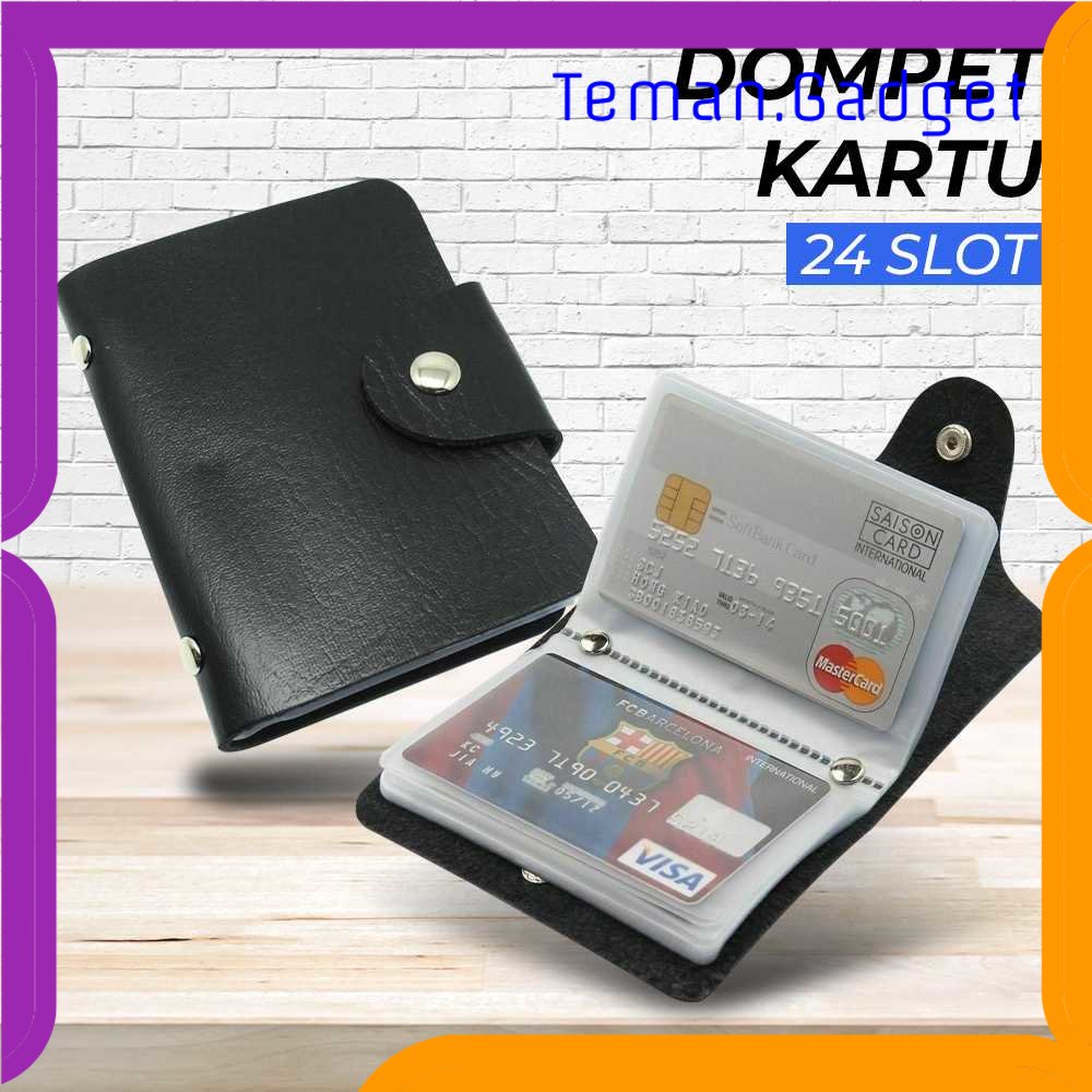 TG - ATK Dompet Kartu 24 Slot Bahan Kulit - C170