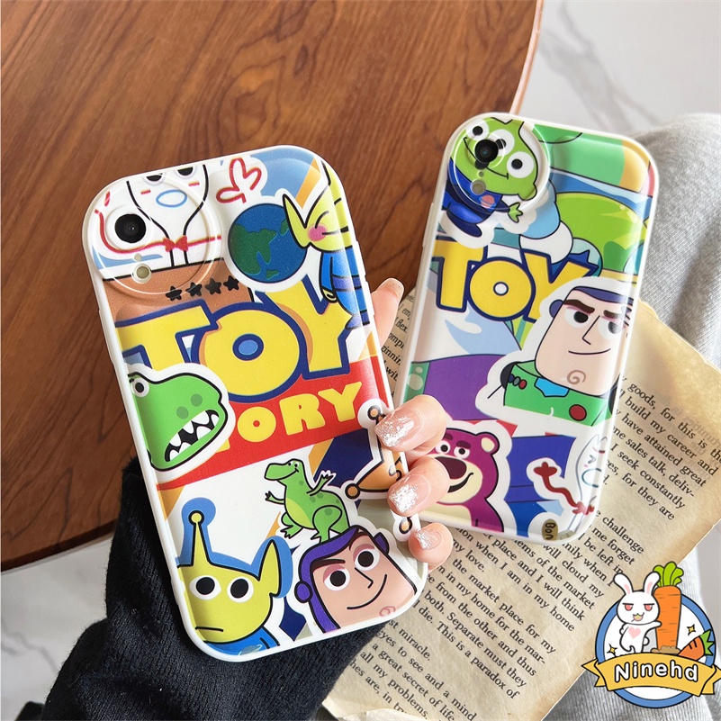 IPHONE Casing Kompatibel Untuk Iphone14 13 12 11 Pro Max X Xr Xs Max8 7 6 6s Plus SE 2020 New Kartun Toy Story Mania Pelindung Lensa Phone Case Air Cushion Bumper Tahan Debu Soft Case