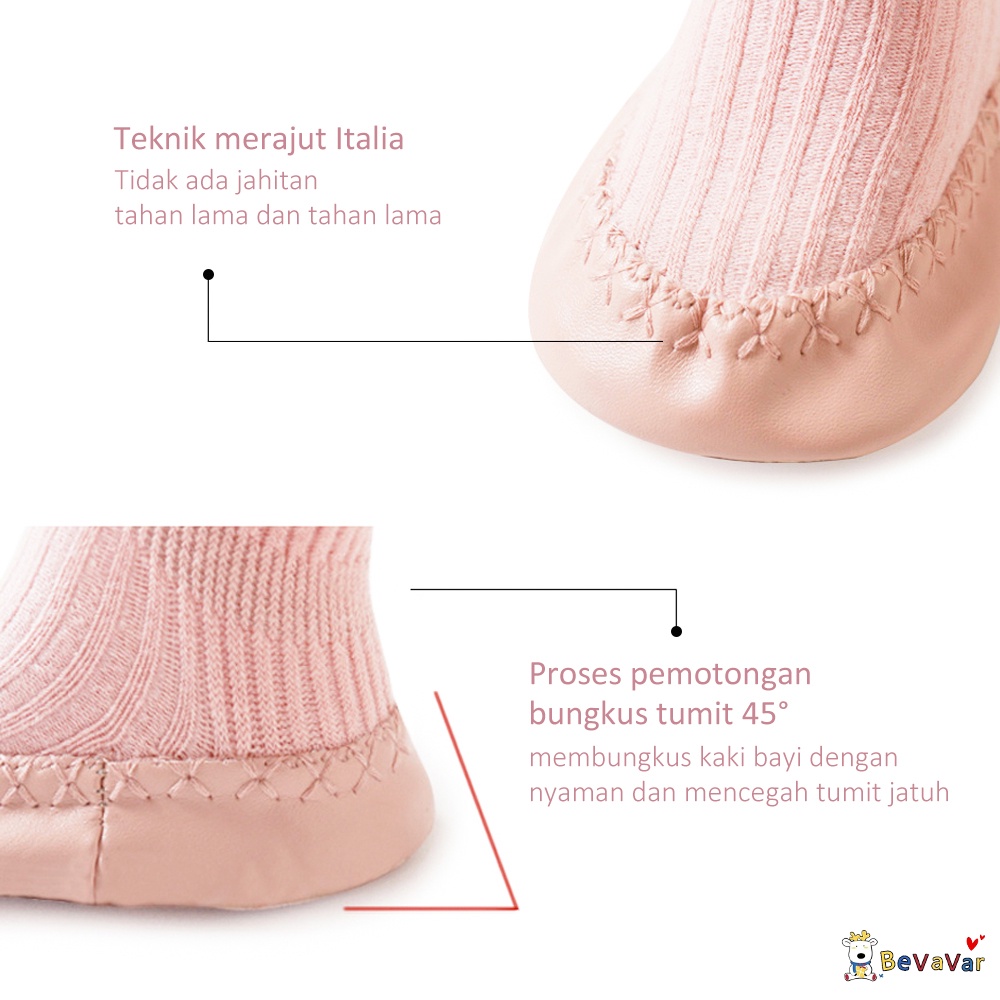 BEVAVAR Sepatu Bayi Prewalker Perempuan Prewalker Shoes Anti Slip