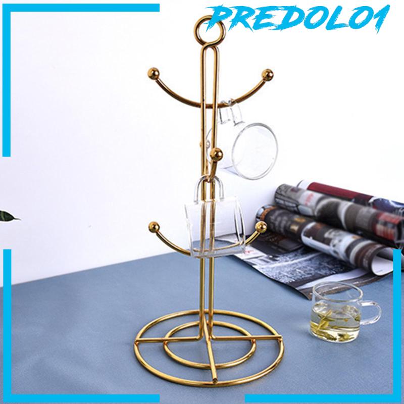 [Predolo1] Mug Tree Stand Hanger Aksesoris Rak Mug Untuk Meja Dapur Dekorasi Rumah