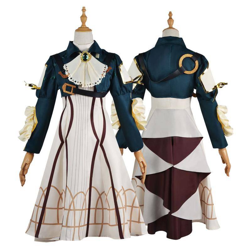 【Wetrose】 Violet Evergarden Violet Cosplay Costume Kostum Dress Set