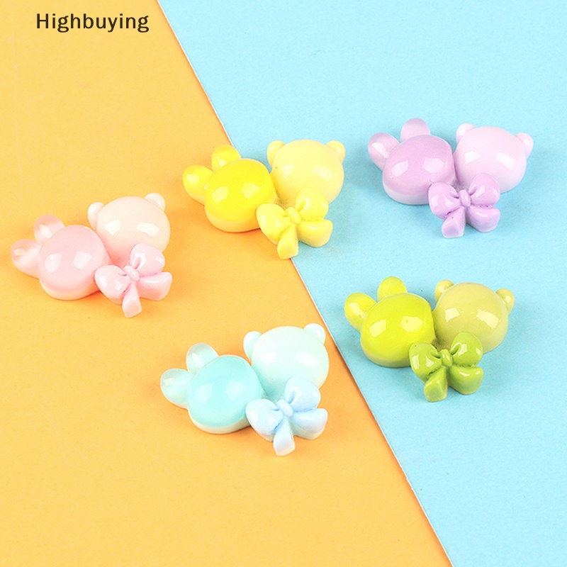 Hbid Luminous Mini Resin Balon Dashboard Mobil Mainan Ornamen DIY Phone Case Hiasan Kepala Dan Aksesoris Rambut Bahan Glory