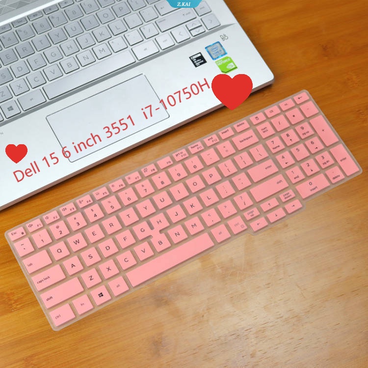 DELL Cover Keyboard Laptop Untuk Dell15 6inch Presisi 3551 I7-10750H Silikon Pelindung Kulit Film TPU Clear Film Soft Silicone Cover Pelindung [ZK]