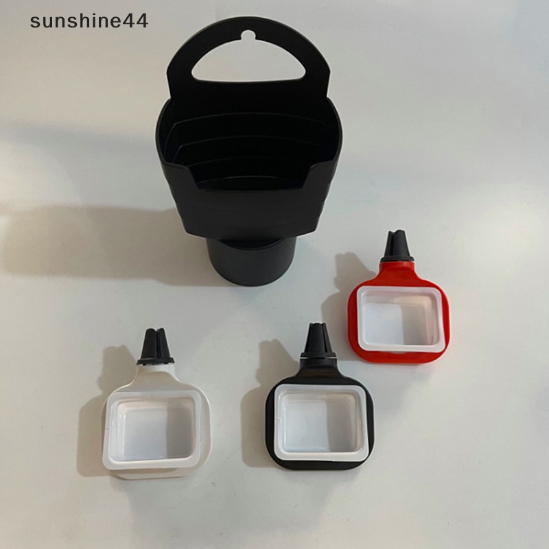 Sunshine Tempat Saos Kentang Goreng Mobil Portable Stand Dip Clip Keranjang Rak Kecap Mobil ID