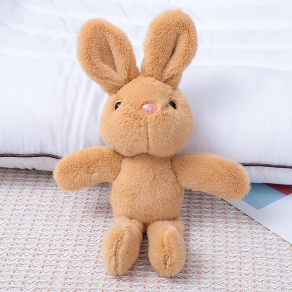 Timekey 25 cm Kelinci Lucu Mainan Mewah Boneka Lembut Bunny Doll Mainan Tidur Anak Perempuan Anak Bayi Plush Animal Mainan Ulang Tahun K7R1