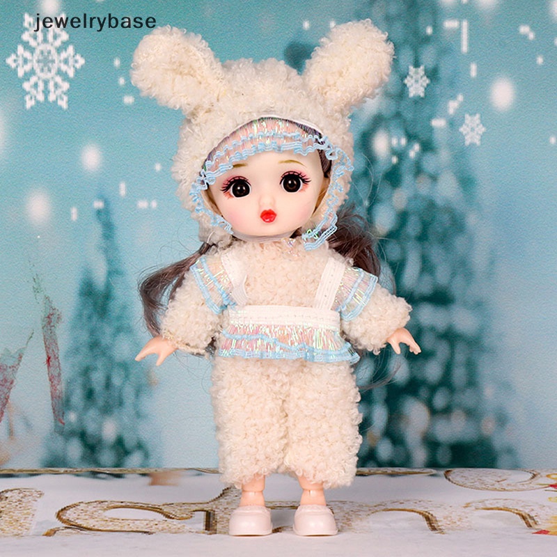 [jewelrybase] Boneka Princess 16cm Lucu Dengan Pakaian bjd Boneka ob11 Boneka Mainan Untuk Anak Perempuan DIY Hadiah Butik