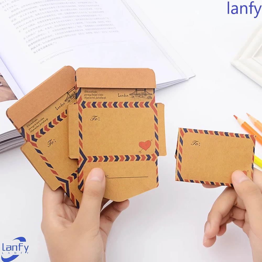 Lanfy Memo Pad 45pcs/set Kertas Kraft Pasokan Kantor Sekolah Notepad