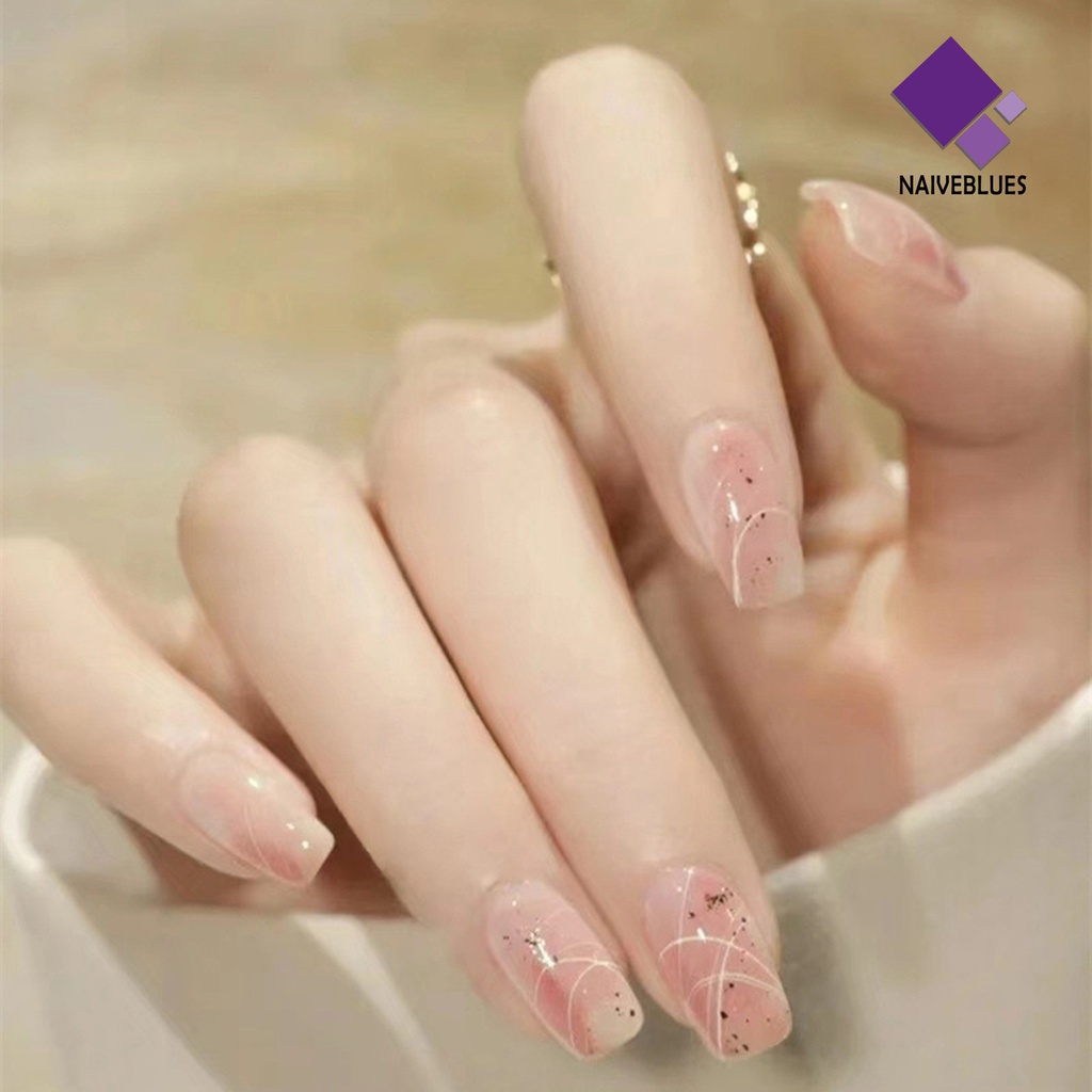 [naiveblues] Nail Art Liner Gambar Halus Bulu Lembut Fleksibel DIY Ultra-fine Fish Rod Manicure