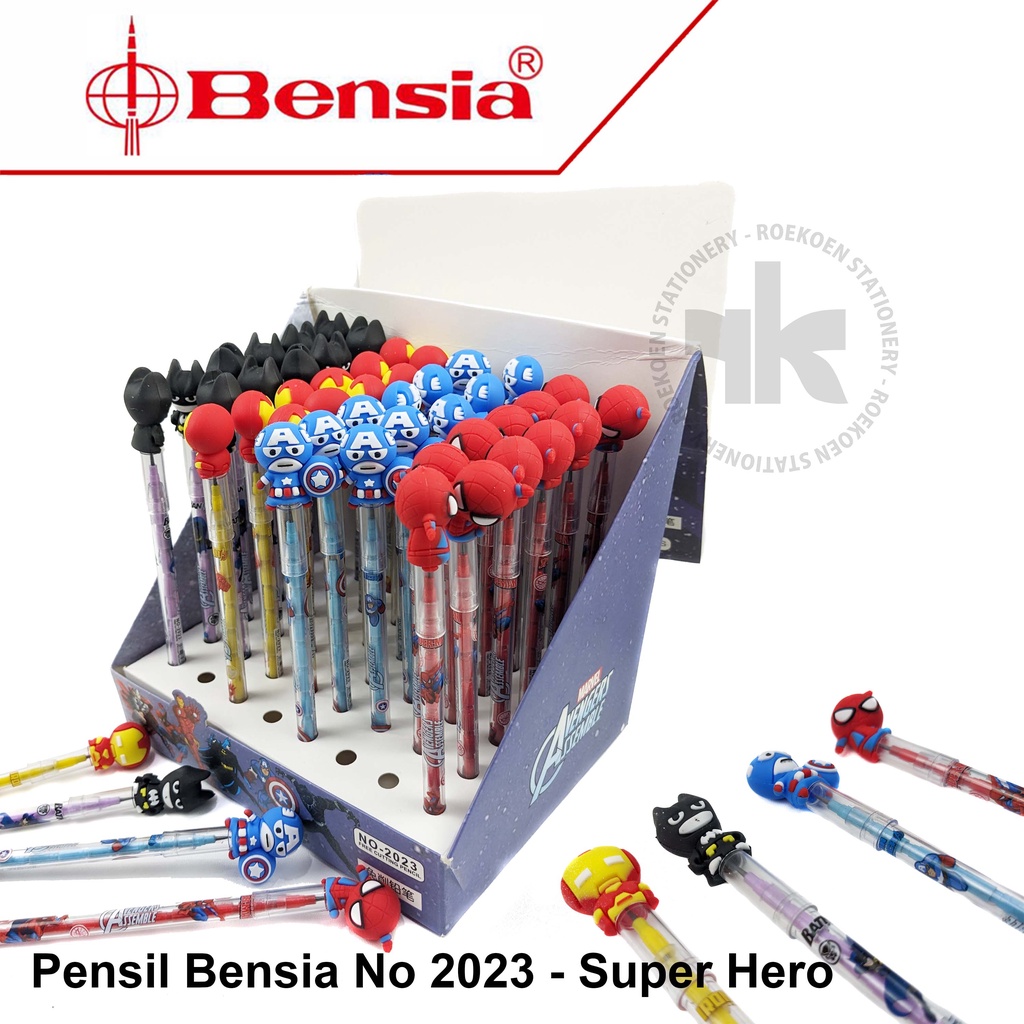 

Tanpa Merk Pensil Bensia No 2023 Super Hero