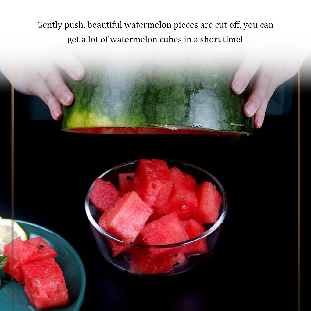 Stainless Steel Watermelon Slicer Portable Pengganti Dual Head Reusable Rumah Dapur Restoran Buah Garpu Aksesoris