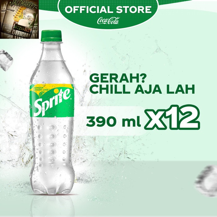 

Sprite Botol 390mL x 12 pcs