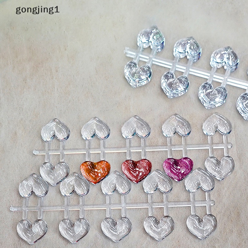 Ggg 100Pcs/10strip Tips Kuku Palsu Kartu Warna Latihan Pajangan Menunjukkan Manicure ID