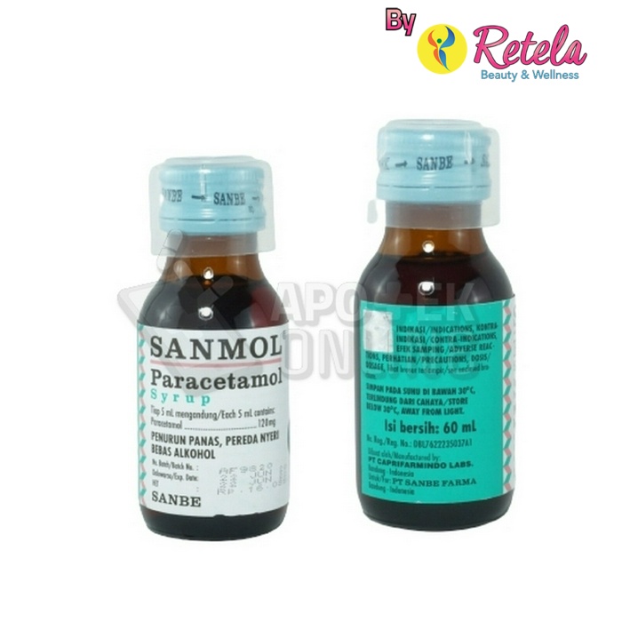 SANMOL PARACETAMOL SYRUP 60ML