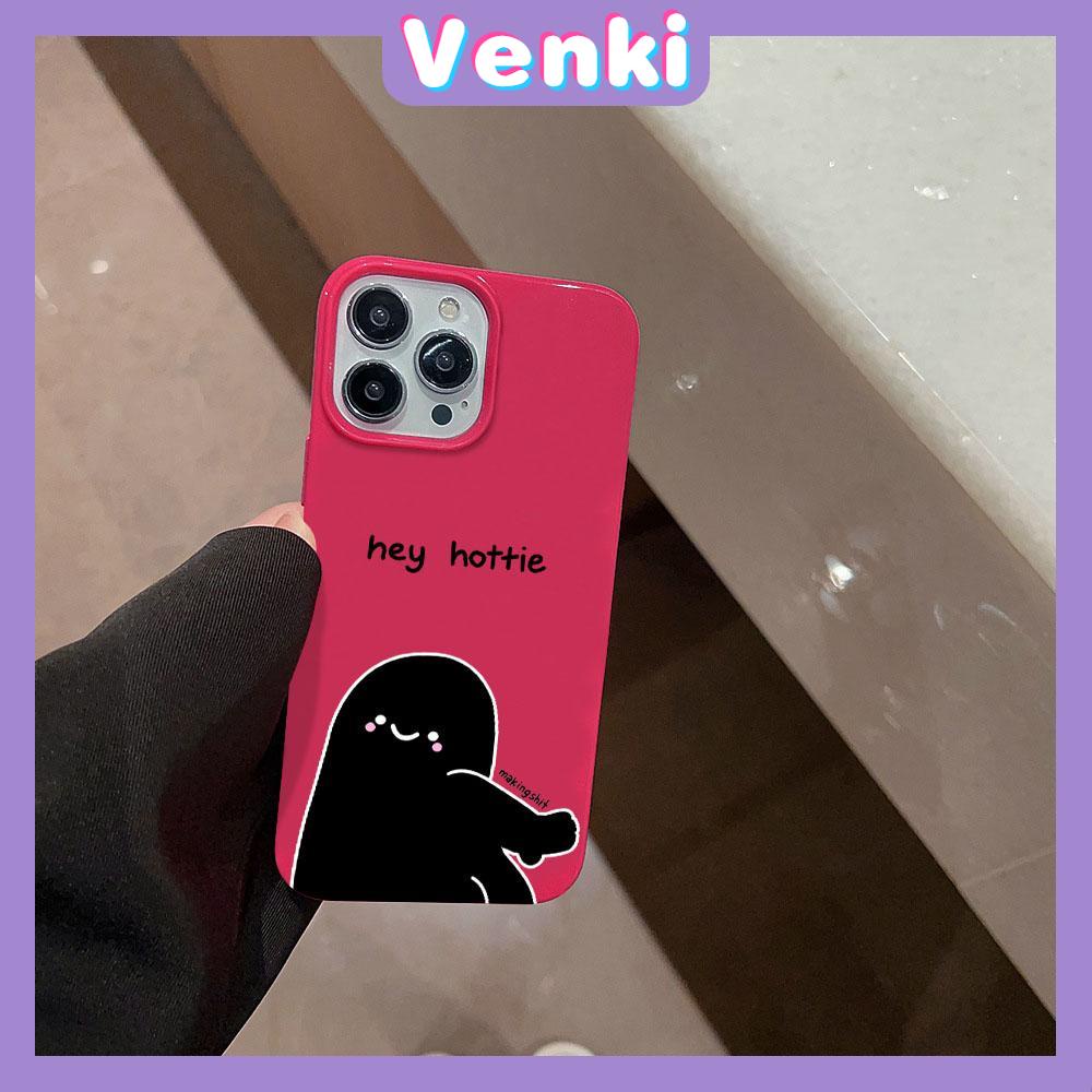 VENKI - For iPhone 11 iPhone Case Red Glossy TPU Soft Case Shockproof Protection Camera Cute Villain face Compatible with iPhone 14 13 Pro max 12 Pro Max xr xs max 7Plus 8Plus
