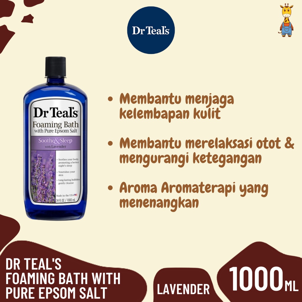 Dr Teal's Foaming Bath 1000ml