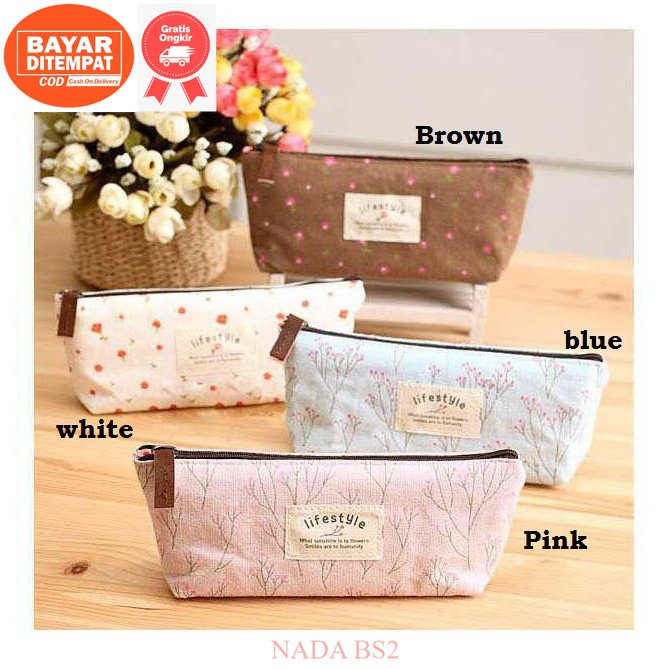 

NB Tempat Pensil Life Style / Tempat Kosmetik GRATIS ONGKIR/COD
