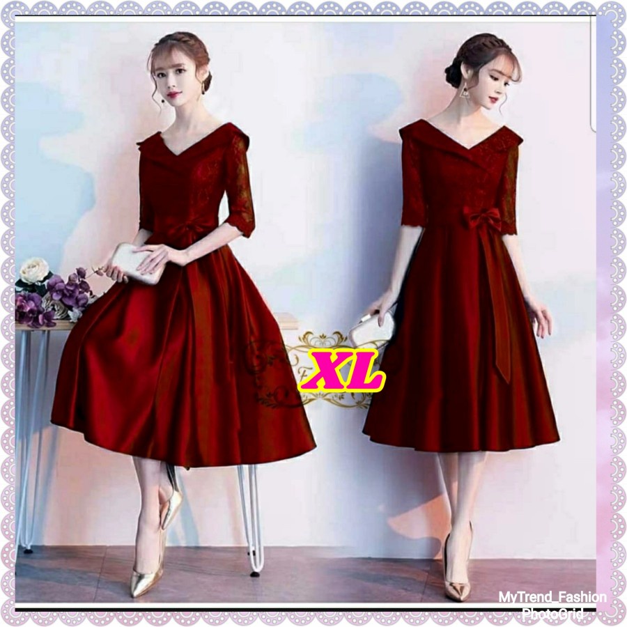 BAJU DRESS WANITA KOREAN STYLE KEKINIAN TERUSAN CASUAL TERBARU REMAJA VIRAL FASHION CEWEK POLOS PAKA