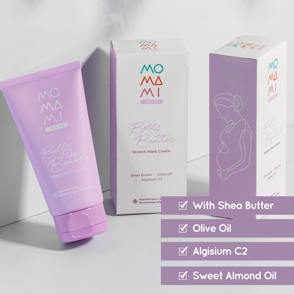 Momami Belly Butter Stretch Mark Cream 125ml