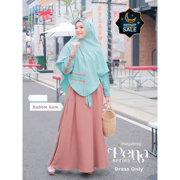 Gamis Dewasa Pena Dress only By inayalesy