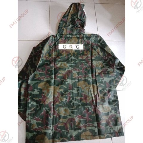 Jas hujan setelan / Setelan Jas hujan baju celana grc loreng army