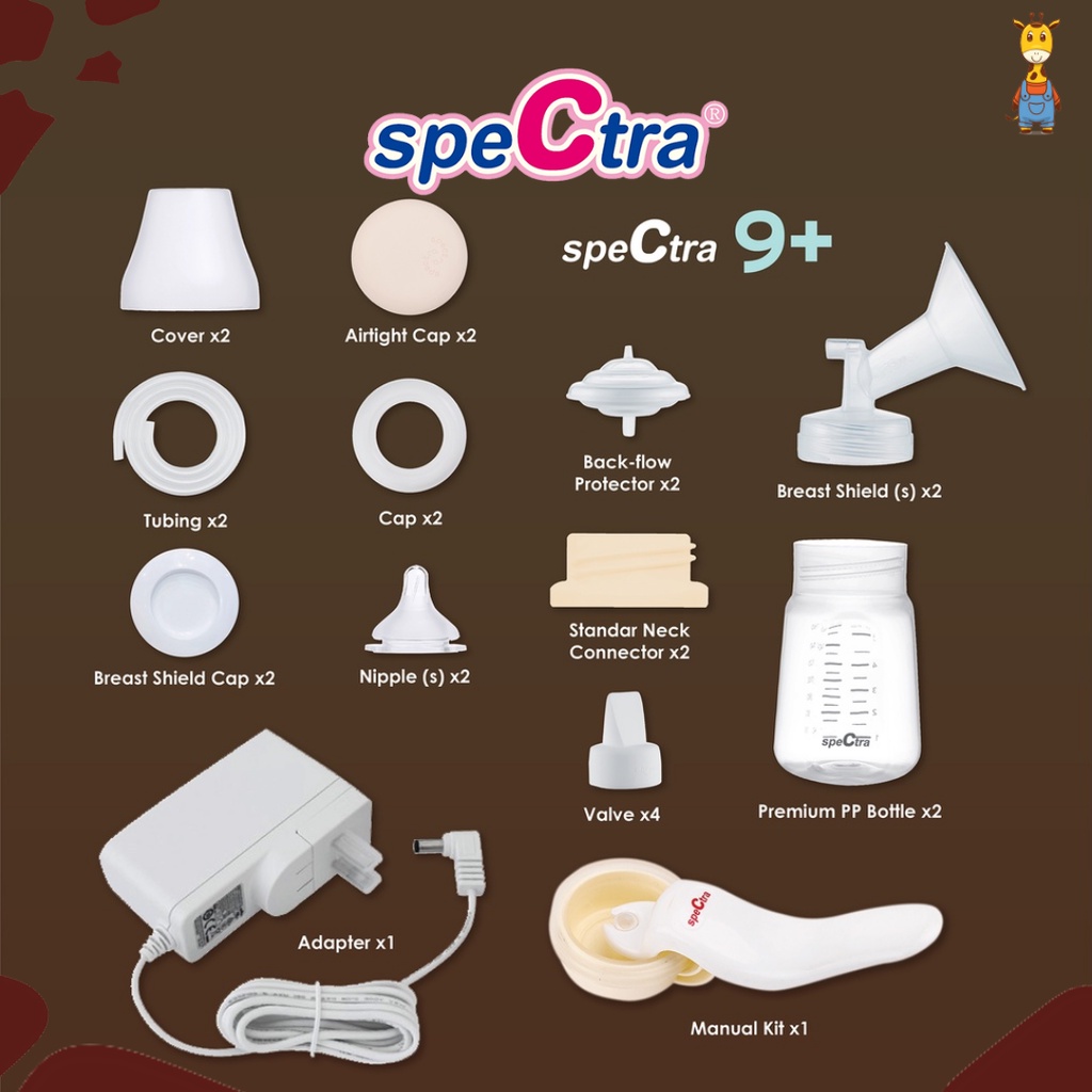 Spectra 9+ Electric Breast Pump / Pompa Asi Elektrik