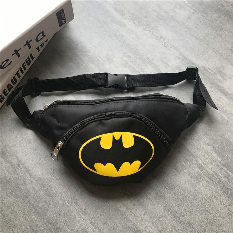 MCC Tas Anak Laki Laki Lucu Waist Bag Anak Karakter Super Heroes Spiderman Batman Ultraman Ironman Captain America TA060