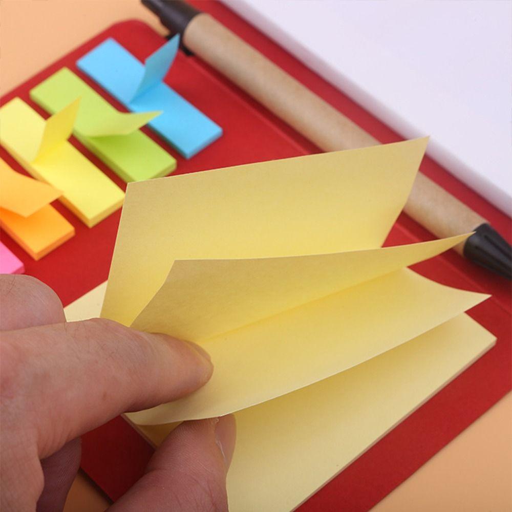 [Elegan] Kertas Catatan Tempel Set DIY Tulisan Alat Tulis Keypoints Marker Membaca Label Diary Planner Stiker Diposting Sticky Notes Sticky Bookmark Perekat Label